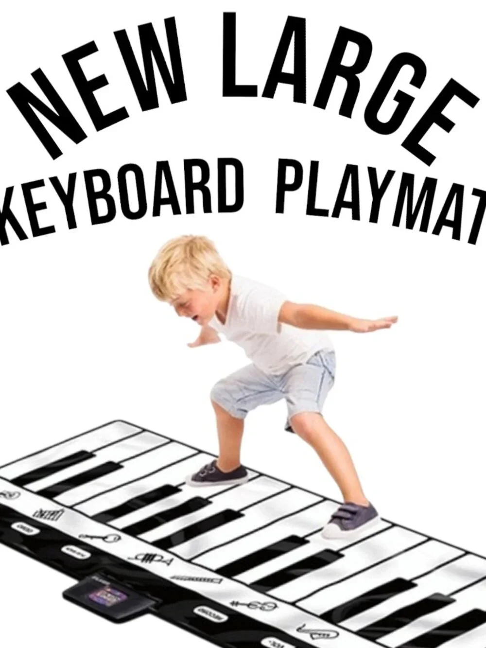 New Giant Floor Piano Keyboard Playmat Foldable Mat Musical Instrument Toddler K